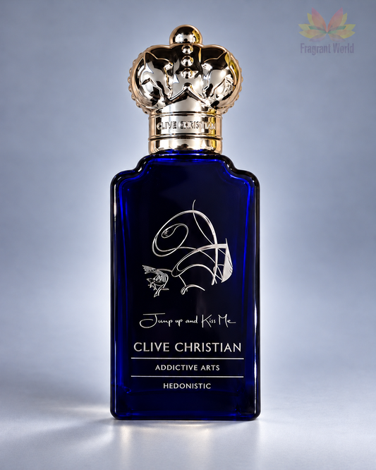 Clive Christian JUMP UP AND KISS ME HEDONISTIC — tamanho e posição alinhados