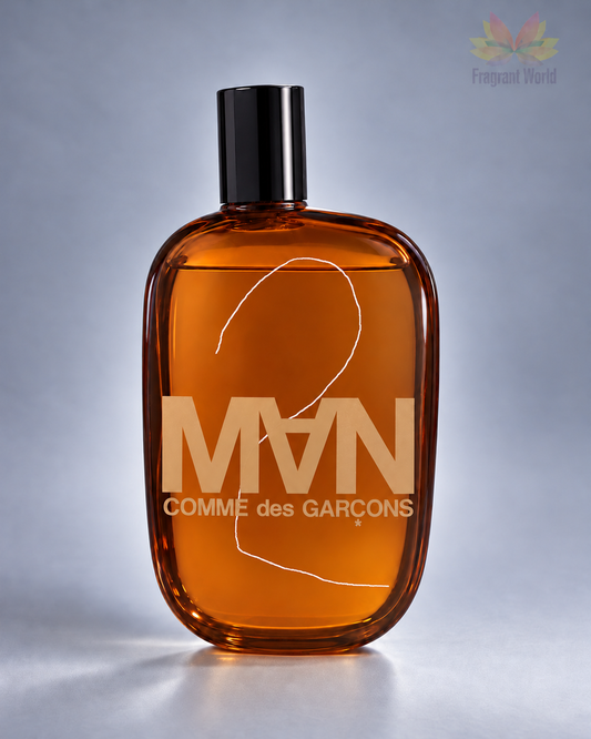 Comme des Garcons CDG 2 MAN sobre fundo cinzento — Fragrant World