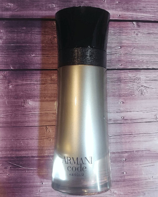 Buy Armani Code Absolu decants samples 100% Genuine / Worldwide Shipping